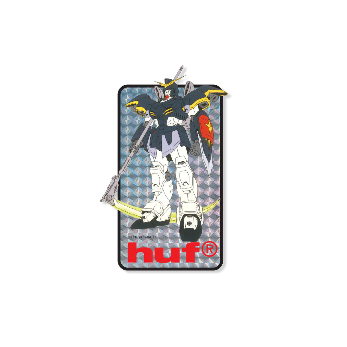 HUF x Gundam Deathscythe Sticker Stickers huf 