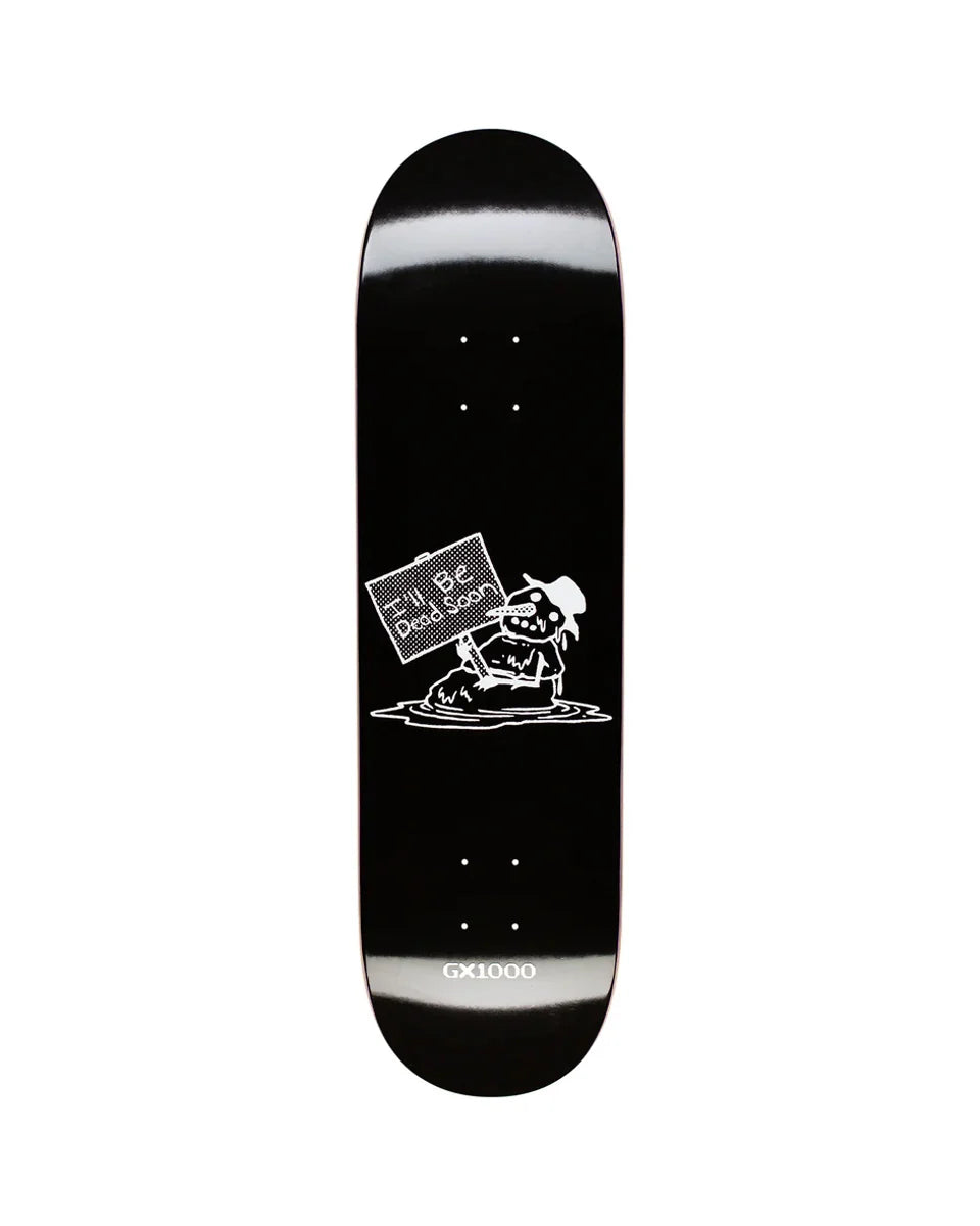 GX1000 Snowman Black 8.5 Skateboard Deck
