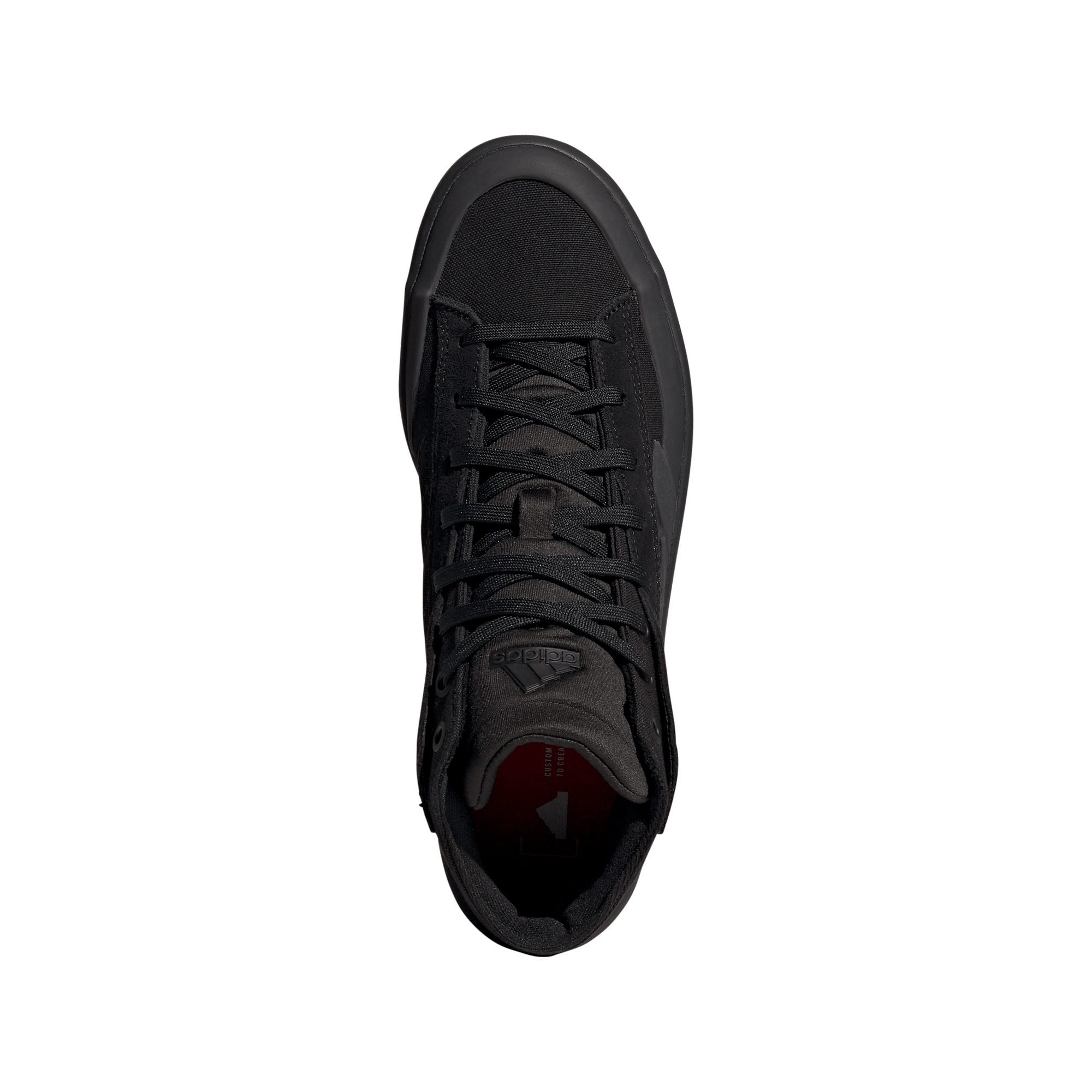 ADIDAS ZNSORED Hi Shoes Core Black/Core Black/Core Black Men's Skate Shoes Adidas 