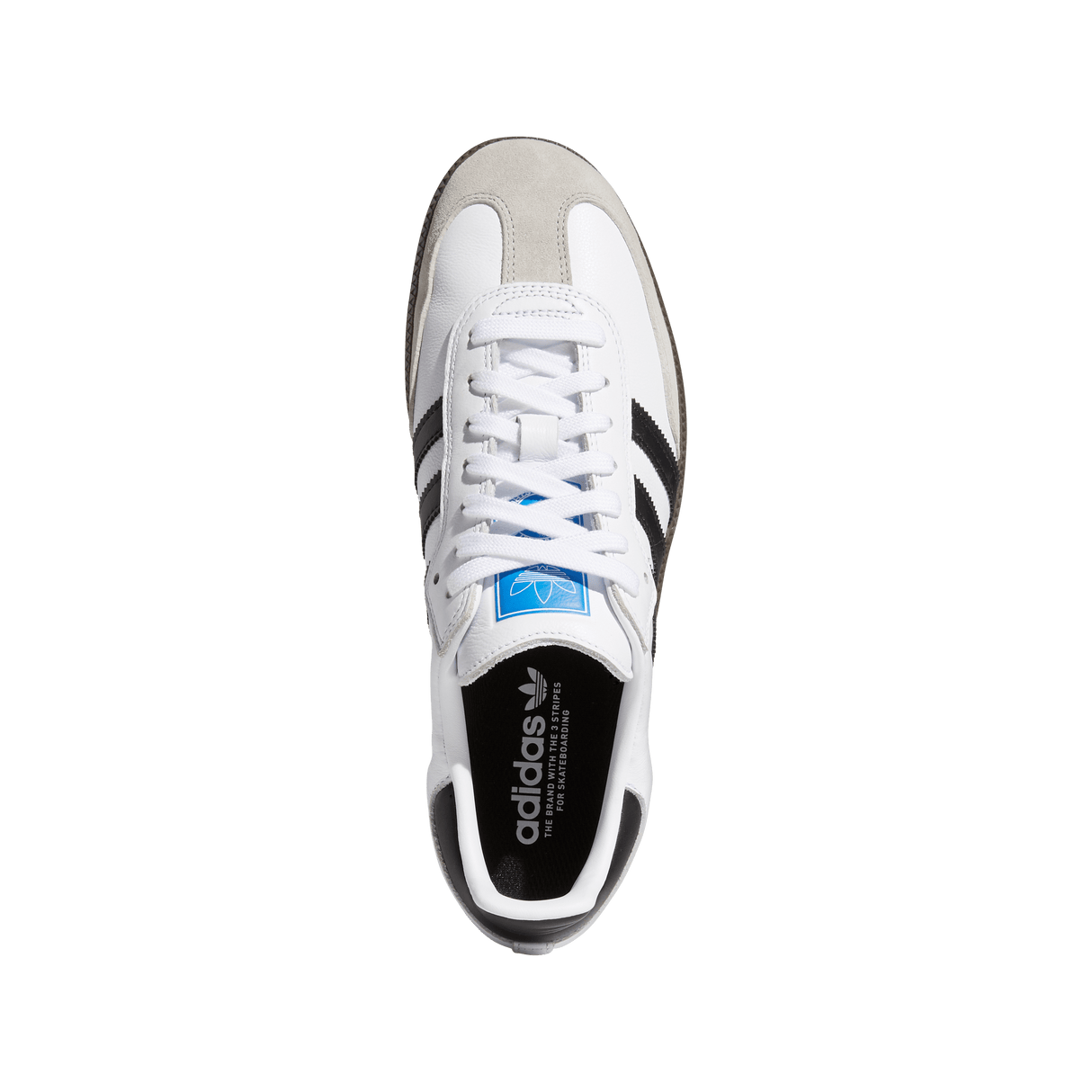 ADIDAS Samba ADV Shoes Cloud White/Core Black/Gum Men's Skate Shoes Adidas 