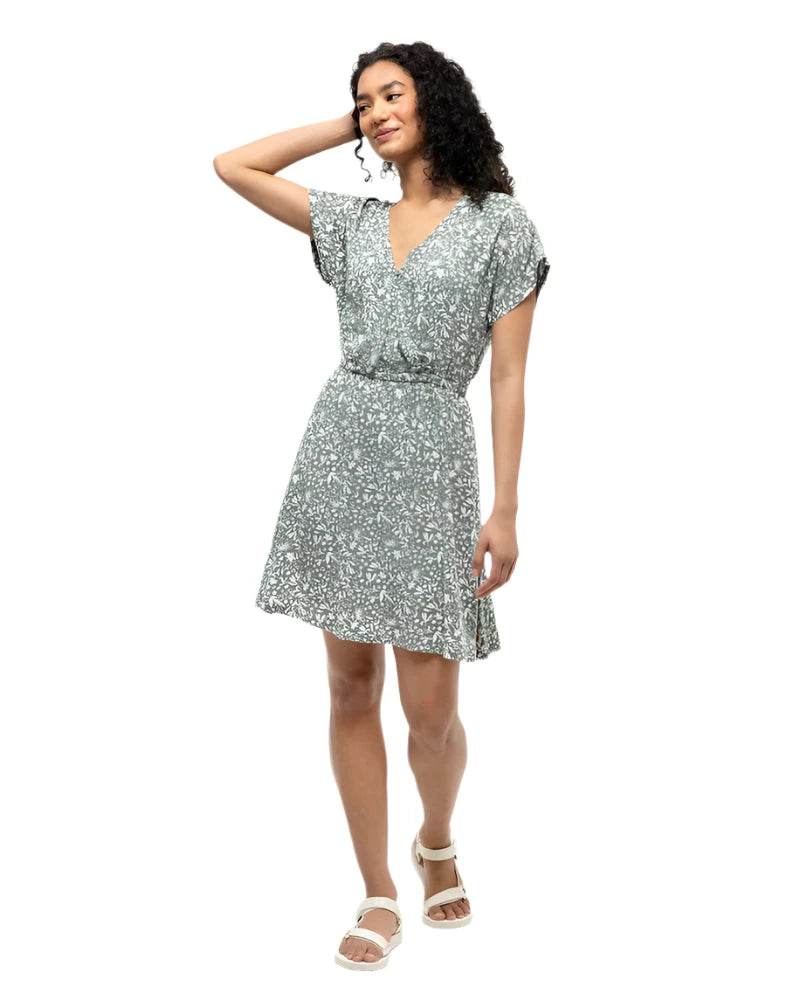 TENTREE Women's Kits Dress Agave Green/Field Flower Women's Dresses Tentree 
