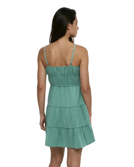 TENTREE Women's Fairweather Dress Turquoise Sky Women's Dresses Tentree 