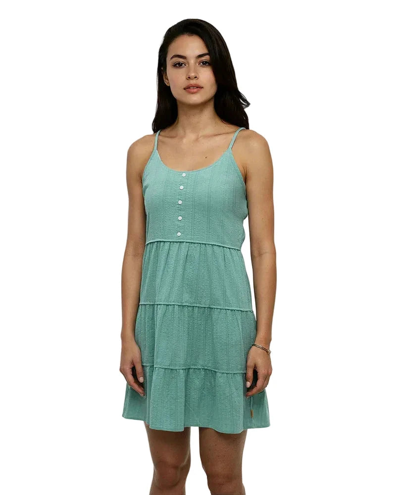 TENTREE Women's Fairweather Dress Turquoise Sky Women's Dresses Tentree 