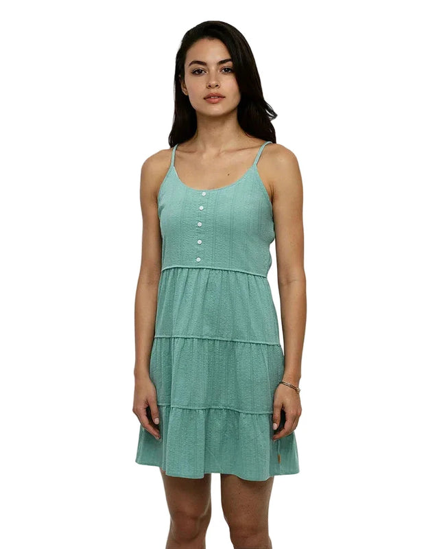 TENTREE Women's Fairweather Dress Turquoise Sky Women's Dresses Tentree 