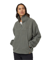 TENTREE Women's Recycled Microfleece 1/4 Snap Fleece Sweater Mineral Women's Sweaters Tentree 