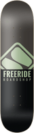 FREERIDE Stacked Logo 8.0 Green Skateboard Deck Skateboard Decks Freeride Boardshop 