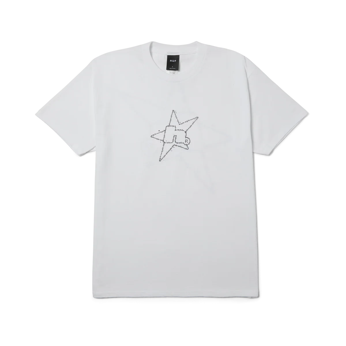 HUF H Star Astral T-Shirt White Men's Short Sleeve T-Shirts Huf 