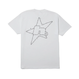 HUF H Star Astral T-Shirt White Men's Short Sleeve T-Shirts Huf 