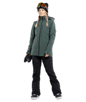 VOLCOM Women's 3D Stretch Gore Snowboard Jacket Eucalyptus 2024 Women's Snow Jackets Volcom 