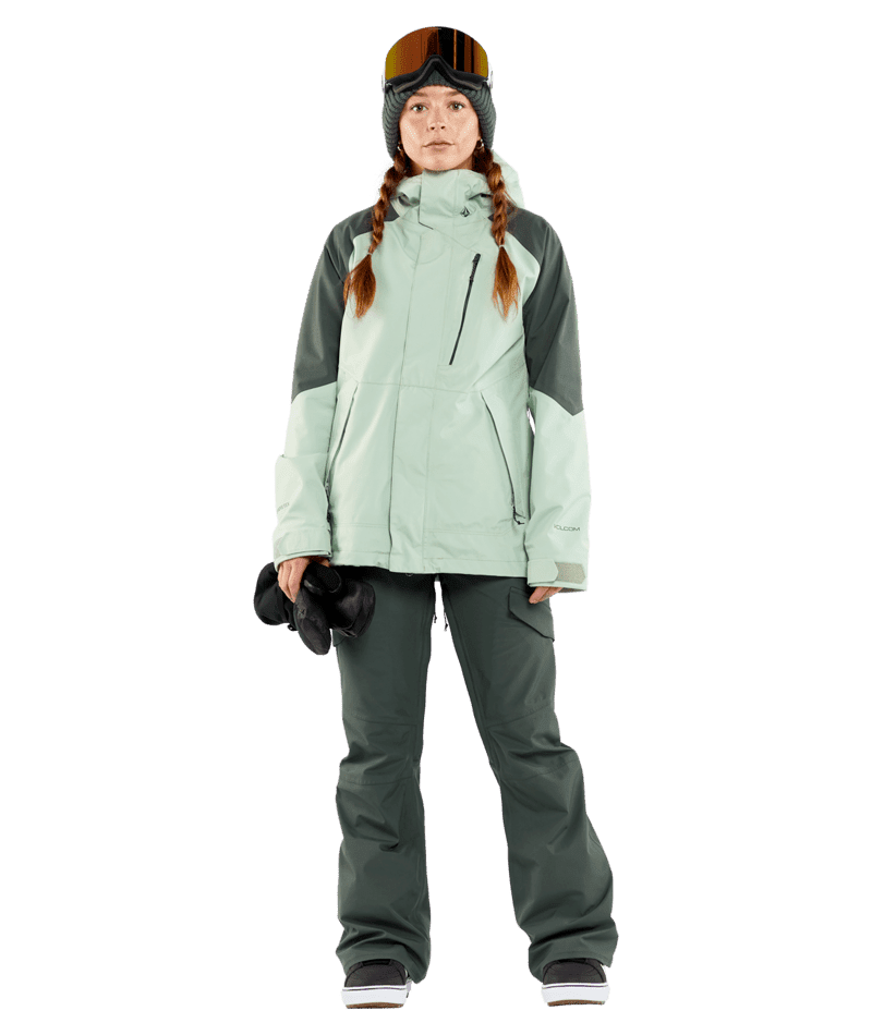 VOLCOM Women's V.Co Aris Insulated Gore Jacket Sage Frost Women's Snow Jackets Volcom 