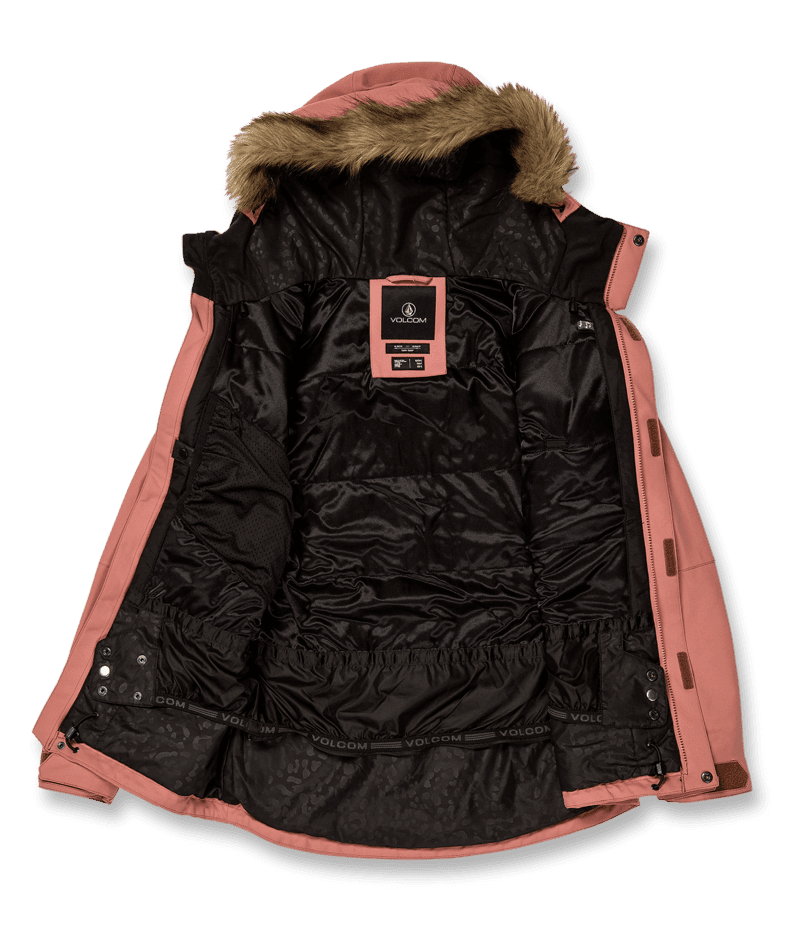 VOLCOM Women's Shadow Insulated Snowboard Jacket Earth Pink 2024 Women's Snow Jackets Volcom 