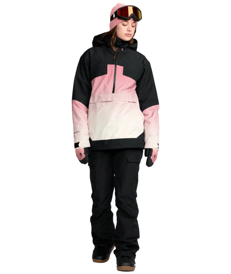 VOLCOM Women's Fern Insulated GORE-TEX Pullover Snow Jacket Mesa Rose 2026 Women's Snow Jackets Volcom 