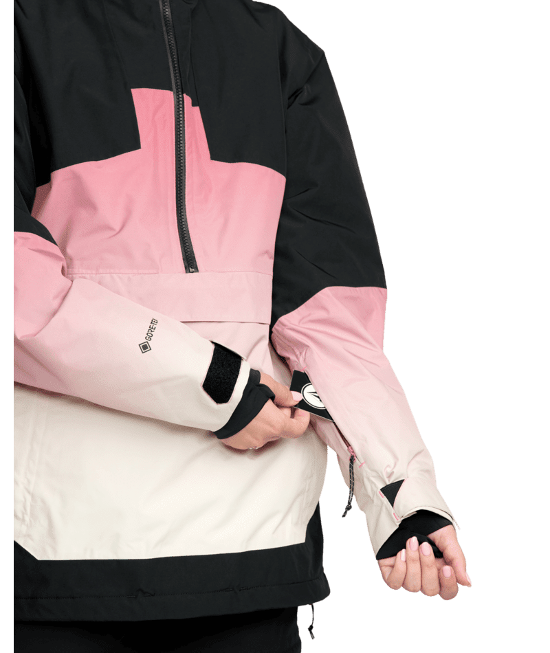 VOLCOM Women's Fern Insulated GORE-TEX Pullover Snow Jacket Mesa Rose 2026 Women's Snow Jackets Volcom 