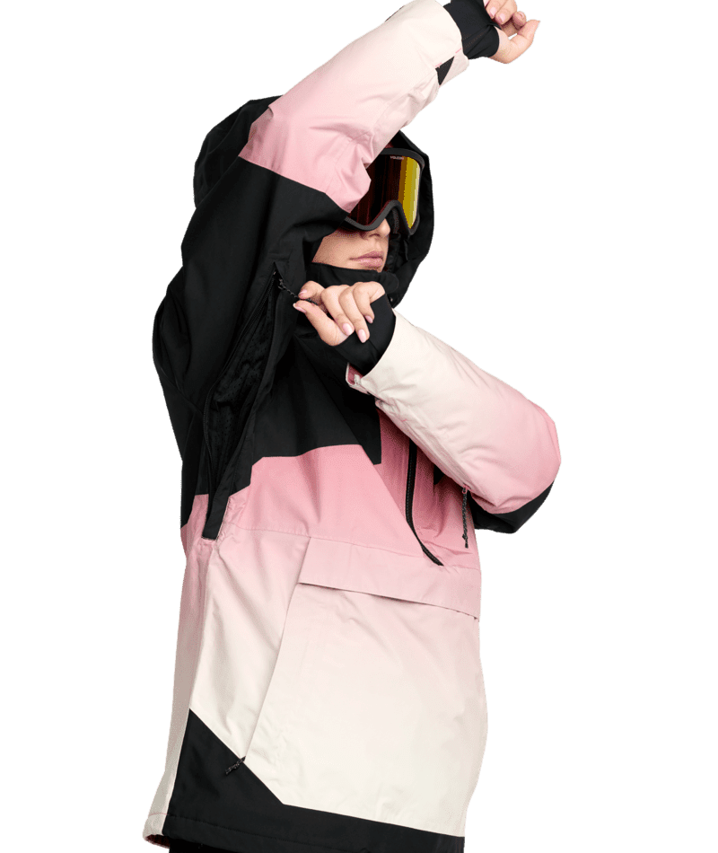 VOLCOM Women's Fern Insulated GORE-TEX Pullover Snow Jacket Mesa Rose 2026 Women's Snow Jackets Volcom 