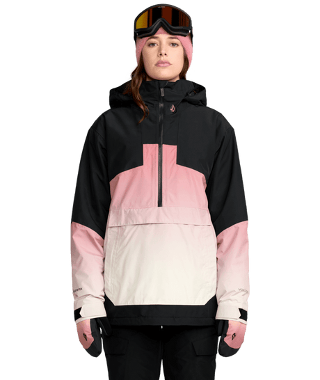 VOLCOM Women's Fern Insulated GORE-TEX Pullover Snow Jacket Mesa Rose 2026 Women's Snow Jackets Volcom 