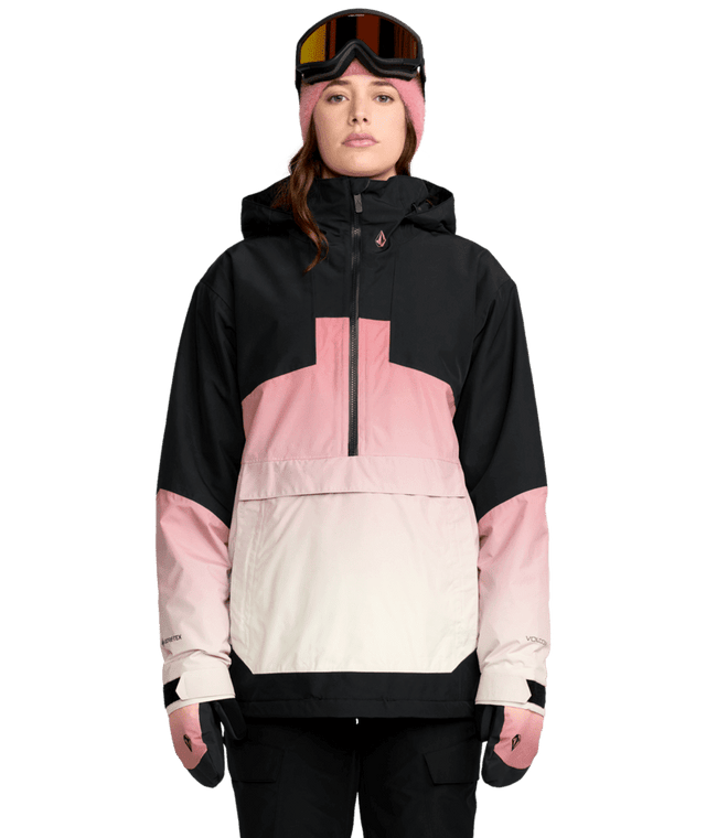 VOLCOM Women's Fern Insulated GORE-TEX Pullover Snow Jacket Mesa Rose 2026 Women's Snow Jackets Volcom 