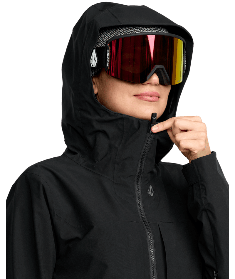 VOLCOM Women's Cloudbreaker Stretch 30K Snow Jacket Black 2026 Women's Snow Jackets Volcom 