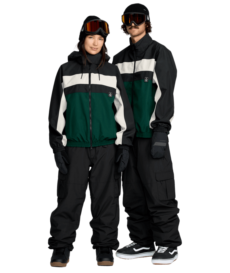 VOLCOM Women's DLM Snow Jacket Black/Green 2026 – Freeride Boardshop