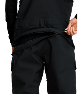 VOLCOM Women's Creston 3D Stretch Bib Snow Pants Black 2026 Women's Snow Bib Pants Volcom 