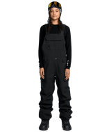 VOLCOM Women's Creston 3D Stretch Bib Snow Pants Black 2026 Women's Snow Bib Pants Volcom 