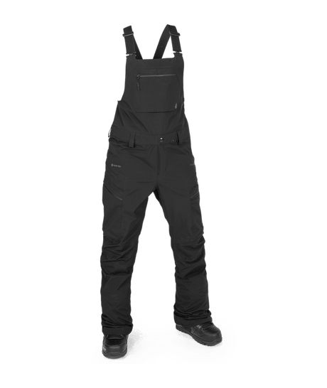 VOLCOM Women's Elm Stretch GORE-TEX Bib Overall Snowboard Pant Black 2025 Women's Snow Bib Pants Volcom 