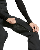 VOLCOM Women's GORE-TEX Elm Stretch Bib Overall Snowboard Pant Black 2025 Women's Snow Bib Pants Volcom 