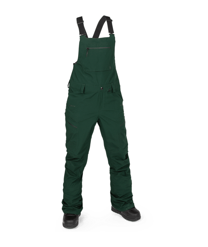 VOLCOM Women's Elm Stretch GORE-TEX Bib Overall Snowboard Pant Scarab 2025 Women's Snow Bib Pants Volcom 