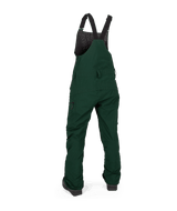 VOLCOM Women's Elm Stretch GORE-TEX Bib Overall Snowboard Pant Scarab 2025 Women's Snow Bib Pants Volcom 