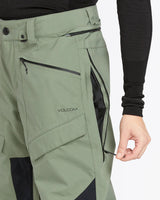VOLCOM Women's GORE-TEX V.Co AT Snowboard Pant Lichen Green 2025 Women's Snow Pants Volcom 