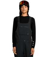 VOLCOM Women's Ash Stretch GORE-TEX Bib Snow Pants Black 2026 Women's Snow Bib Pants Volcom 
