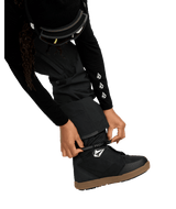 VOLCOM Women's Ash Stretch GORE-TEX Bib Snow Pants Black 2026 Women's Snow Bib Pants Volcom 