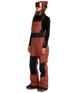 VOLCOM Women's Ash Stretch GORE-TEX Bib Snow Pants Henna 2026 Women's Snow Bib Pants Volcom 