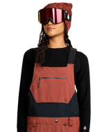 VOLCOM Women's Ash Stretch GORE-TEX Bib Snow Pants Henna 2026 Women's Snow Bib Pants Volcom 