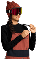 VOLCOM Women's Ash Stretch GORE-TEX Bib Snow Pants Henna 2026 Women's Snow Bib Pants Volcom 