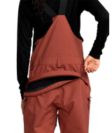 VOLCOM Women's Ash Stretch GORE-TEX Bib Snow Pants Henna 2026 Women's Snow Bib Pants Volcom 