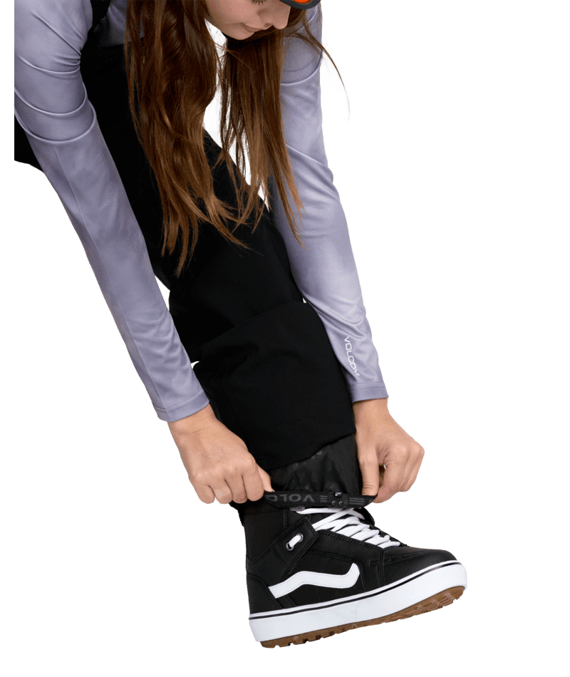 VOLCOM Women's Swift Bib Overall Snow Pants Black 2026 Women's Snow Bib Pants Volcom 