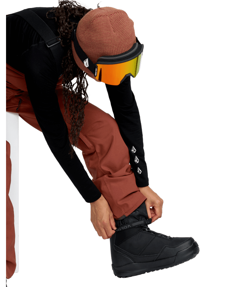 VOLCOM Women's Swift Bib Overall Snow Pants Henna 2026 Women's Snow Bib Pants Volcom 