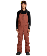 VOLCOM Women's Swift Bib Overall Snow Pants Henna 2026 Women's Snow Bib Pants Volcom 