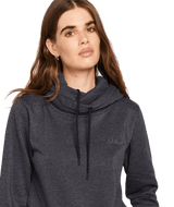 VOLCOM Women's Tower Pullover Fleece Black Women's Pullover Hoodies Volcom 