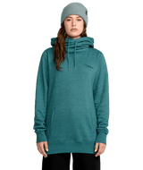 VOLCOM Women's Tower Fleece Pullover Hoodie Atlantic Deep Women's Pullover Hoodies Volcom 