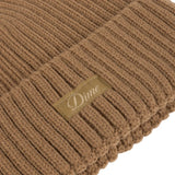 DIME Cursive Rib Beanie Coffee Men's Beanies Dime MTL 
