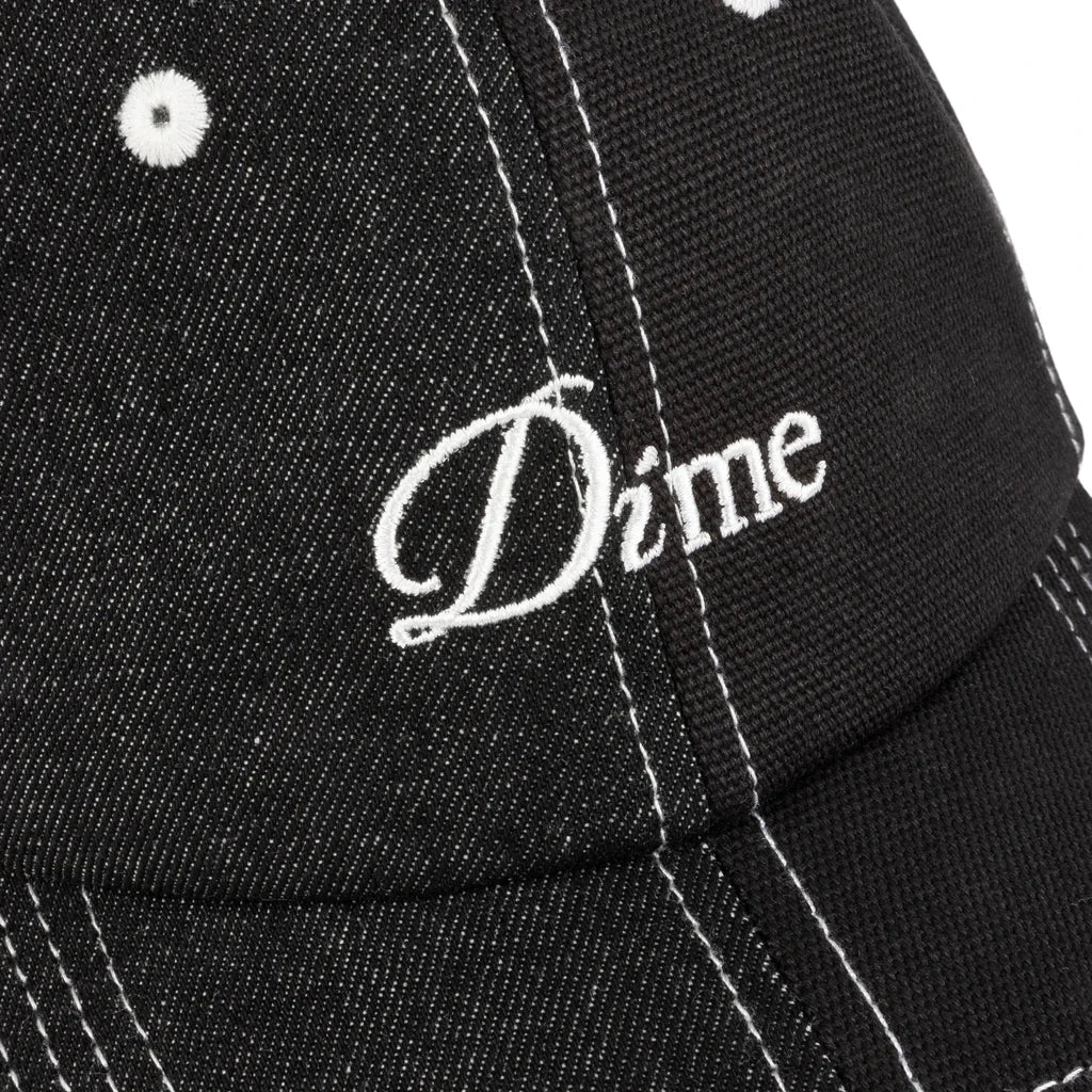 DIME Split Low Pro Cap Black Men's Hats Dime MTL 