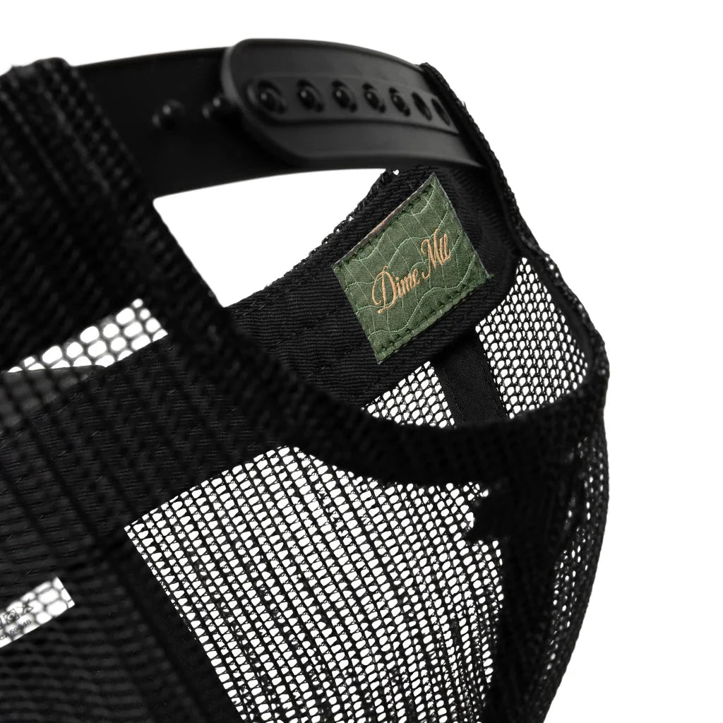 DIME Vortex Trucker Cap Black Men's Hats Dime MTL 