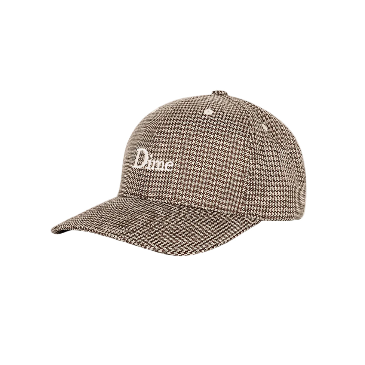 DIME Classic Houndstooth Low Pro Cap Camel