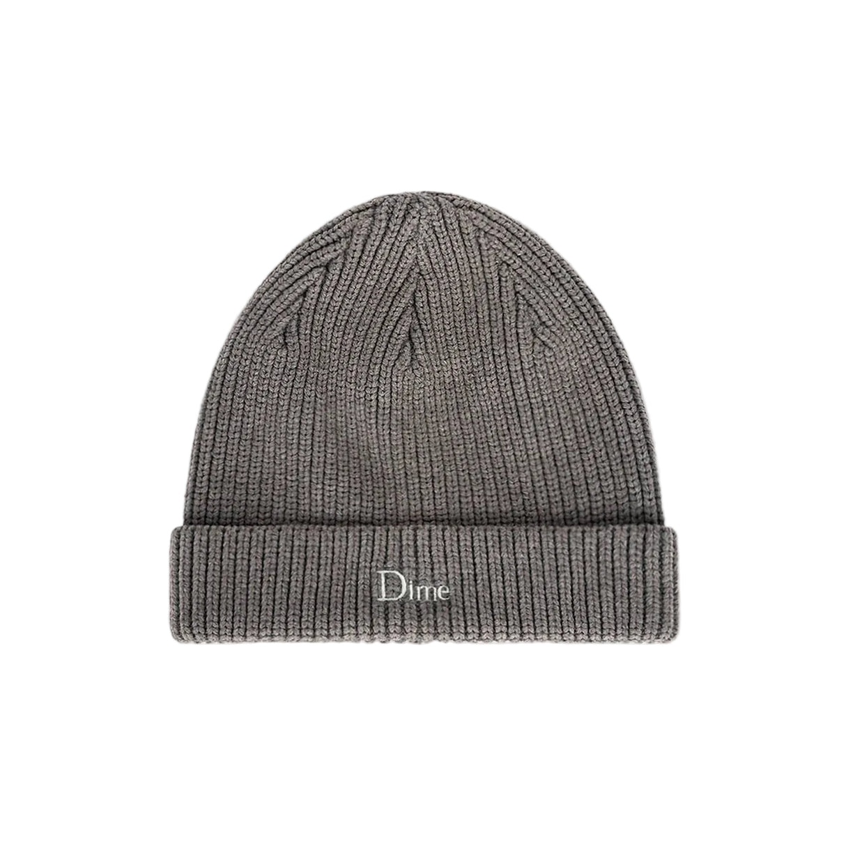 DIME Rib Fold Beanie Dark Grey