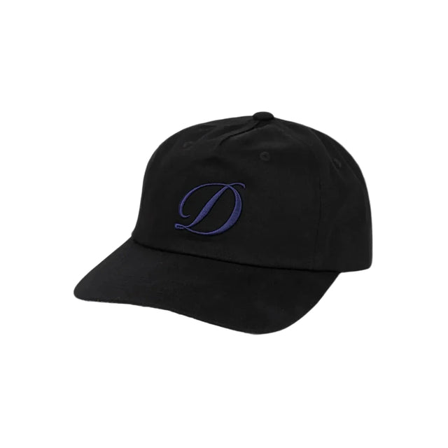 DIME Cursive D Worker Cap Black Men's Hats Dime MTL 