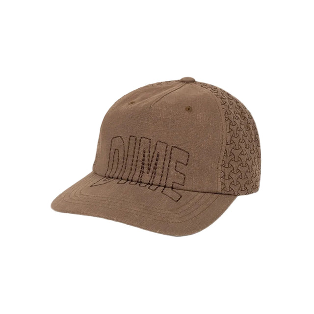 DIME Allover Stitch Worker Cap Tan Men's Hats Dime MTL 
