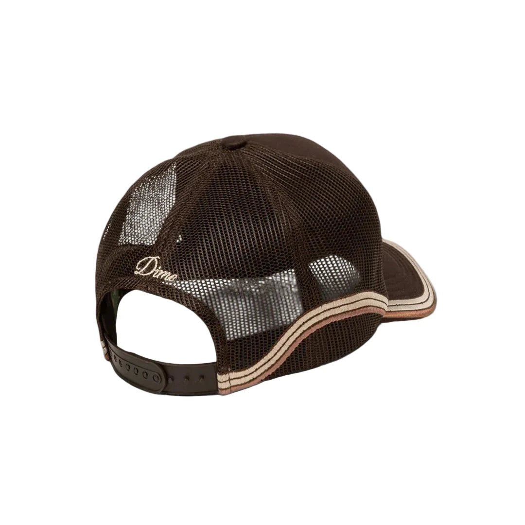 DIME Race Trucker Cap Brown Men's Hats Dime MTL 