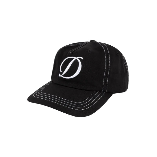 DIME Cursive Denim Worker Cap Black Washed Men's Hats Dime MTL 