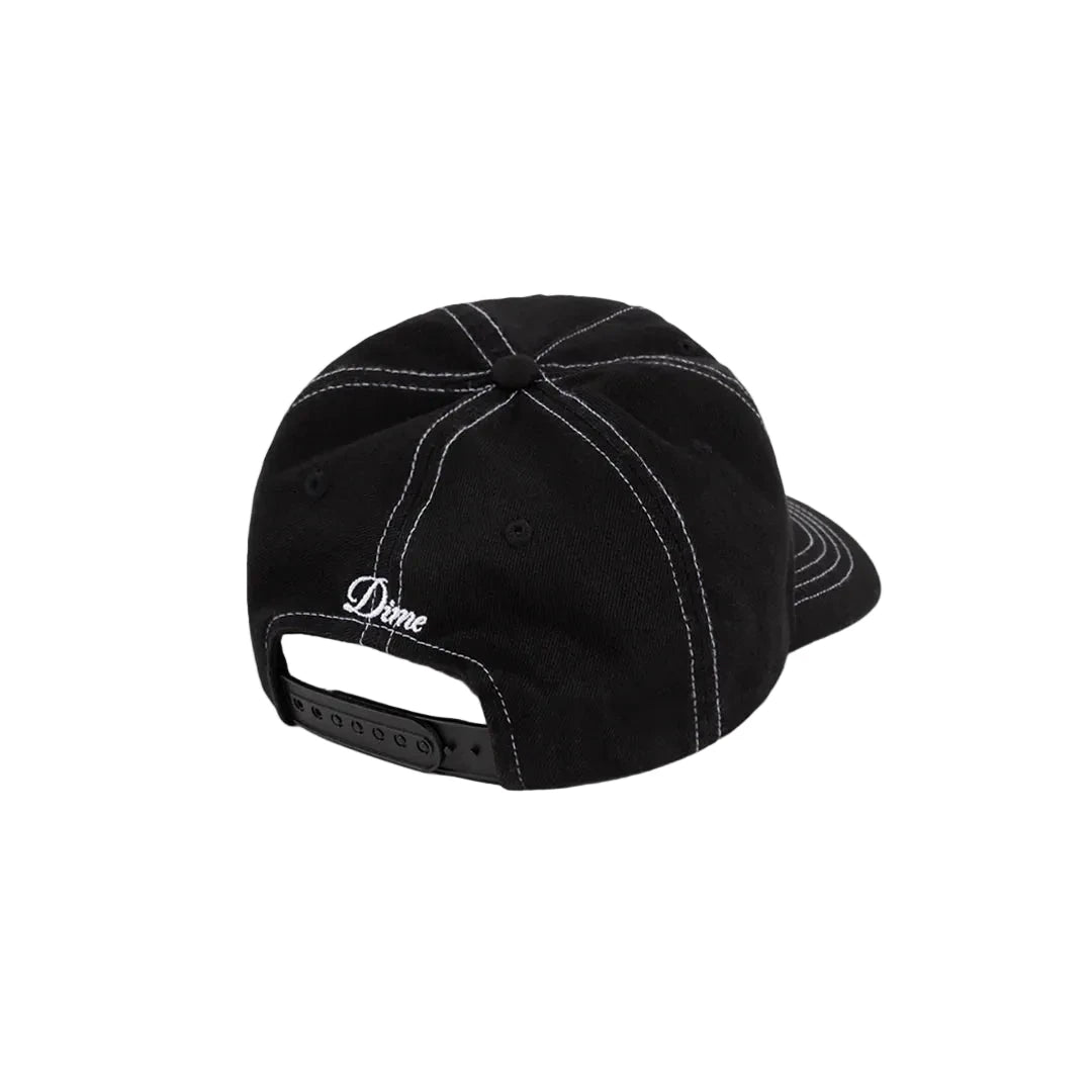 DIME Cursive Denim Worker Cap Black Washed Men's Hats Dime MTL 